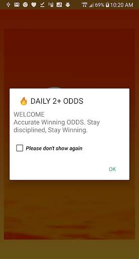 DAILY 2  ODDS स्क्रीनशॉट 1