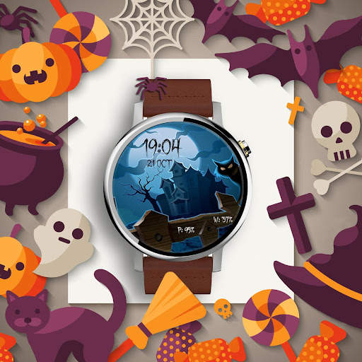 Watch Face - Halloween Spooky screenshot 17
