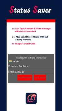 Status saver- Download Status & Direct Chat for WA screenshot 6
