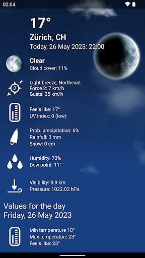 Weather Switzerland XL PRO screenshot 3