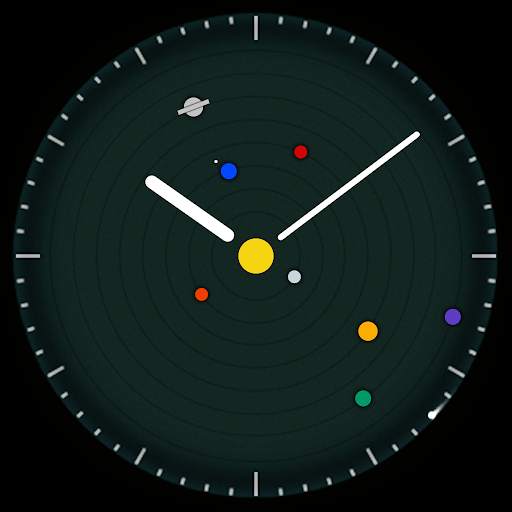 Planets Watchface Android Wear screenshot 1