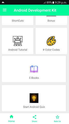 Learn Android With Source Code & Quiz App screenshot 2