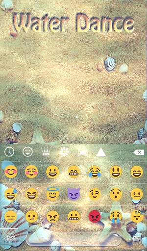 Water Dance Animated Keyboard   Live Wallpaper screenshot 4