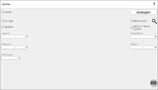 Vorrat, Lager, Einkaufslisten screenshot 14