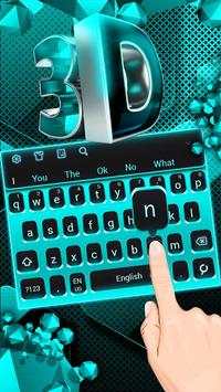 Blue 3D Tech keyboard screenshot 1