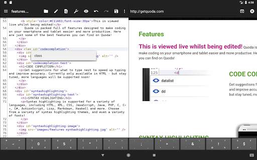 Quoda Code Editor screenshot 11
