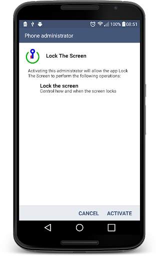 Screen Lock - App to lock device screen 1 تصوير الشاشة