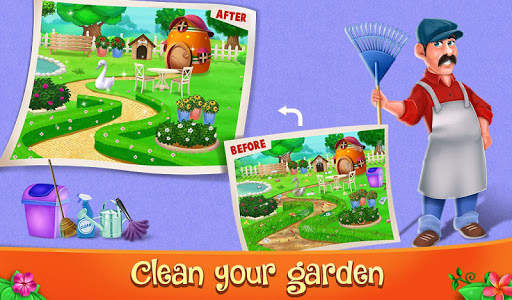 Andy's Garden Decoration Landscape Cleaning Game screenshot 5