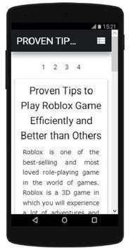 Proven Tips to Play Roblox Game screenshot 1