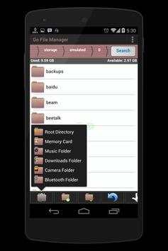 Go File Manager Lite screenshot 2