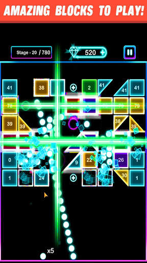 Balls And Blocks - Bricks Breaker screenshot 5