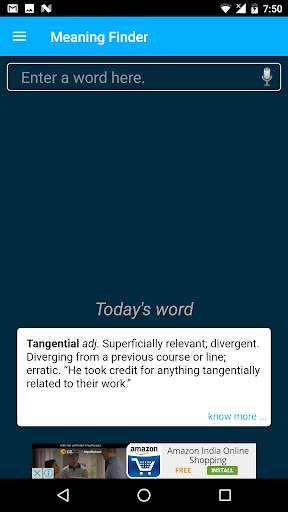 Word Meaning, Translate, Quiz screenshot 3
