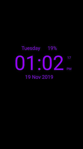 Digital Clock Live Wallpaper screenshot 5