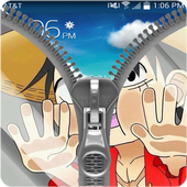 Luffy Zipper Lock Screen icon