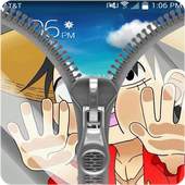 Luffy Zipper Lock Screen 1.0