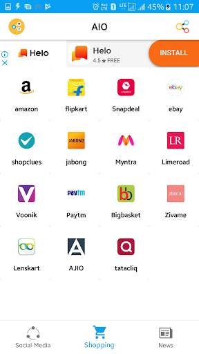 AIO fast Browser : All in one screenshot 2