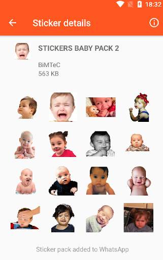 Pegatinas de Bebé para Whatsapp screenshot 3