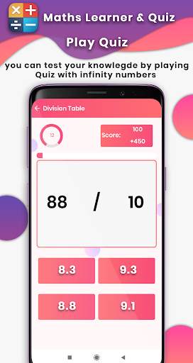 Learn Math : mental arithmetic screenshot 8