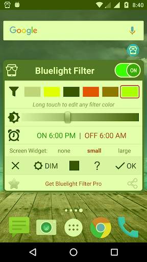 Blue Light Filter Lite screenshot 2