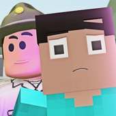 Roblox Jailbreak Meets Minecraft Animation logo