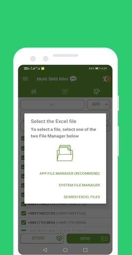 Bulk sms sender (SIM, Whats App) screenshot 5