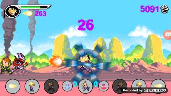 Mini Goku Saiyan Battle स्क्रीनशॉट 3