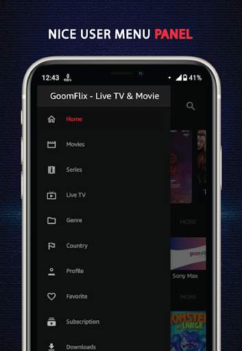 GoomFlix - Live TV, Movies, Shows & More 2 تصوير الشاشة