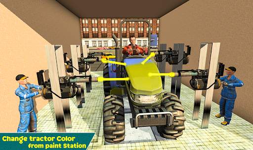 Tractor Wash Service -Tractor Parking Simulator 19 screenshot 12