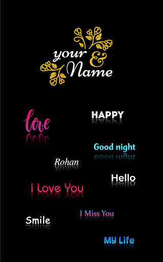 Name Shadow Art Wallpaper : Name Art Photo Editor screenshot 18