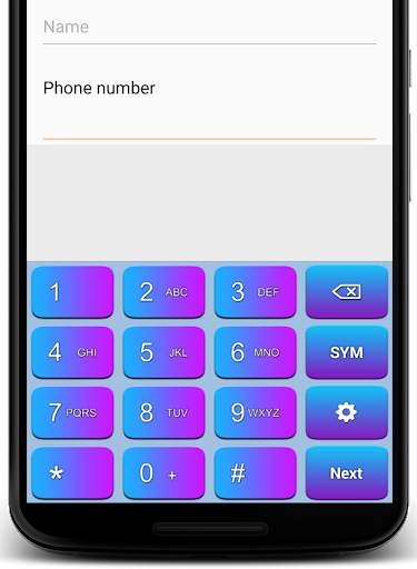 Blue-Purple Keyboard screenshot 3