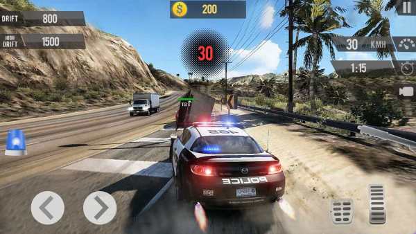 Police Car Drift Driving screenshot 3