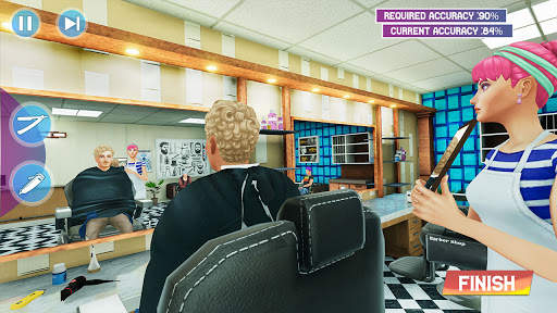 Real Barber Shop Haircut Salon 3d- Hair Cut Games screenshot 5