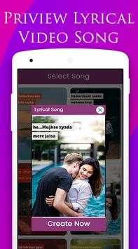 Love Lyrical Video Maker 3 تصوير الشاشة