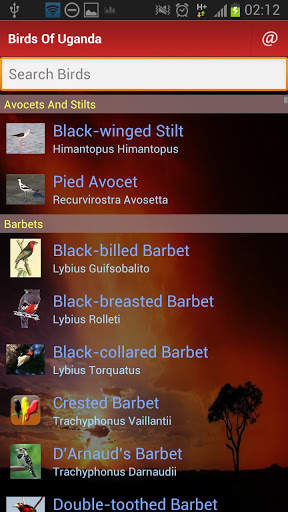 Birds Of Uganda स्क्रीनशॉट 1