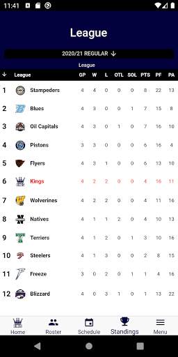 Dauphin Kings Official App скриншот 5