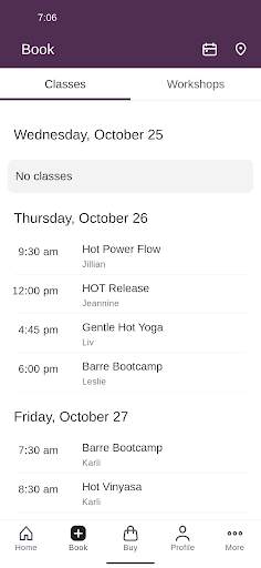 The Hot Yoga Spot screenshot 2