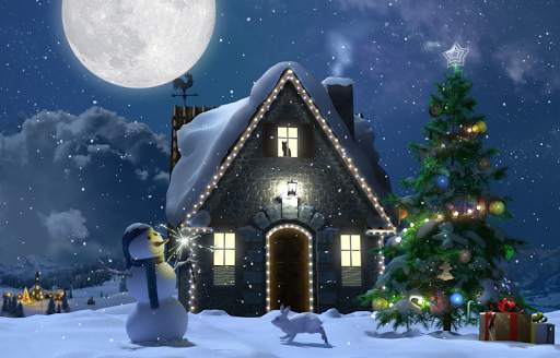 Christmas Moon Live Wallpaper screenshot 4