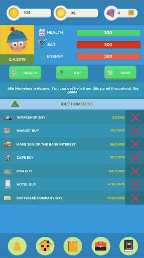 Idle Homeless - Life Simulator screenshot 6