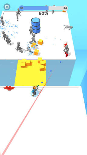Paintman 3D - Stickman shooter स्क्रीनशॉट 4