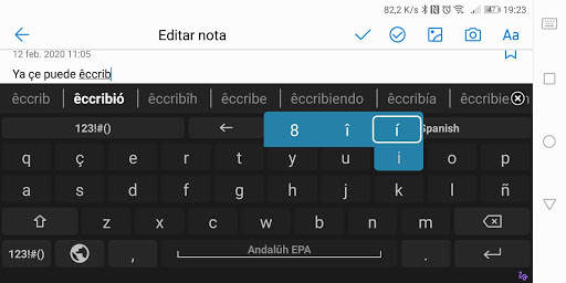Teclado Andaluz EPA for AnySoftKeyboard screenshot 4