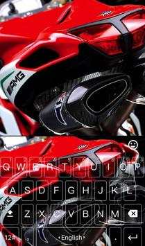 Hot Motorcycle Keyboard Theme screenshot 1