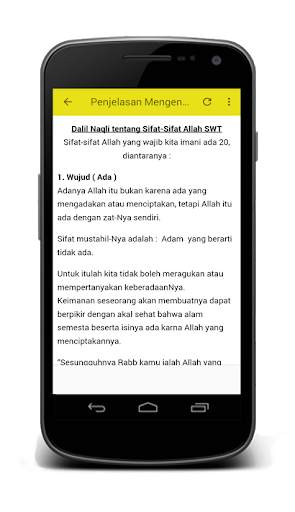 Sifat 20 Allah dan Maknanya screenshot 2
