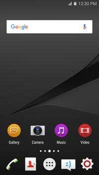Wave Z5 Launcher Theme screenshot 1