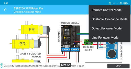 ESP8266 WiFi Robot Car screenshot 4