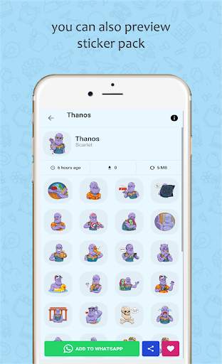 Takao Sticker - WhatsApp Sticker & maker screenshot 5