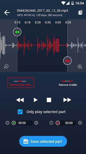 MP3 Cutter Ringtone Maker Pro screenshot 1