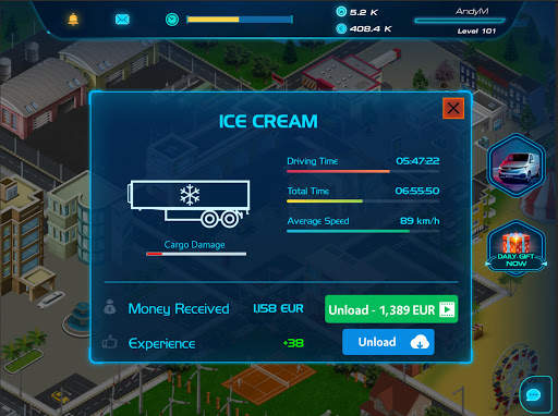Virtual Truck Manager 2 Tycoon trucking company screenshot 4