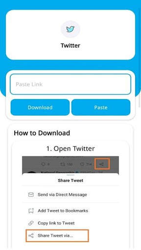 Download Twitter Videos - Twitter video downloader screenshot 2