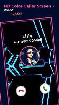 HD Color Caller Screen - Phone Flash 5 تصوير الشاشة
