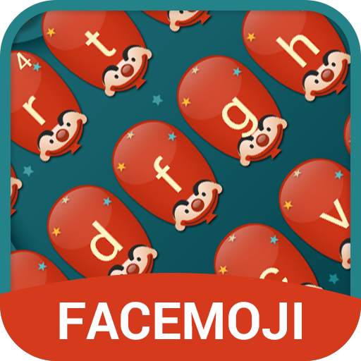 Red Joker Emoji Keyboard Theme v1.0